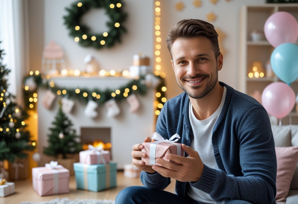 Den perfekte julekalender til manden der også skal til fejring af babyshower